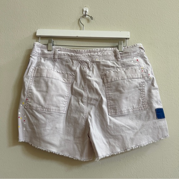 Anthropologie Wanderer Paint Splattered Shorts 32 - Picture 4 of 4